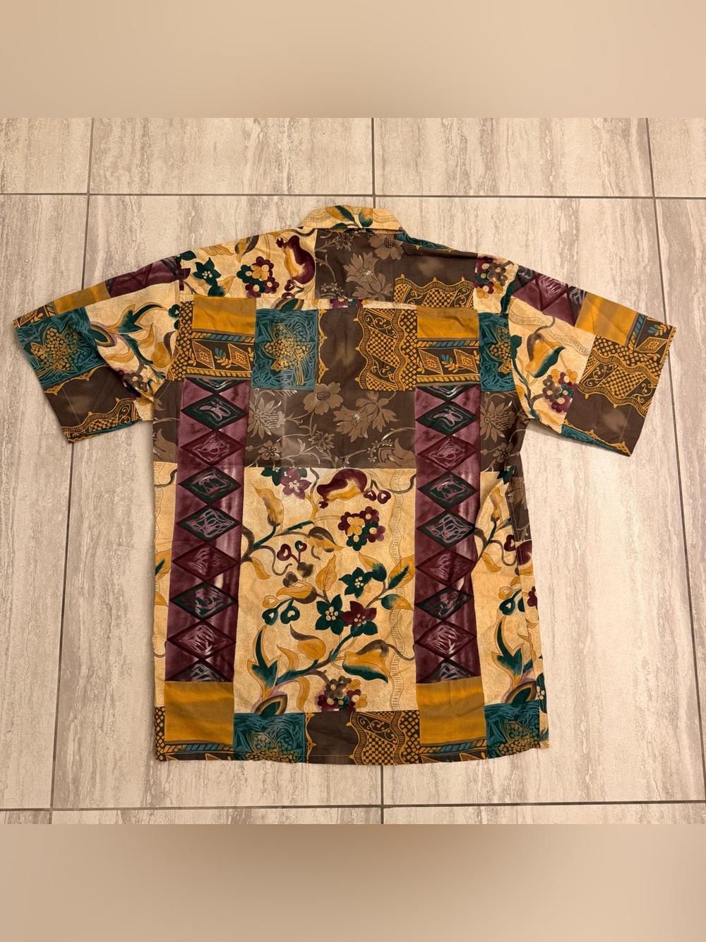 Burma Bibas Hawaiian 60 Singles Cotton Lawn Button Down (lot of 2) - M/M - Picture 9 of 11